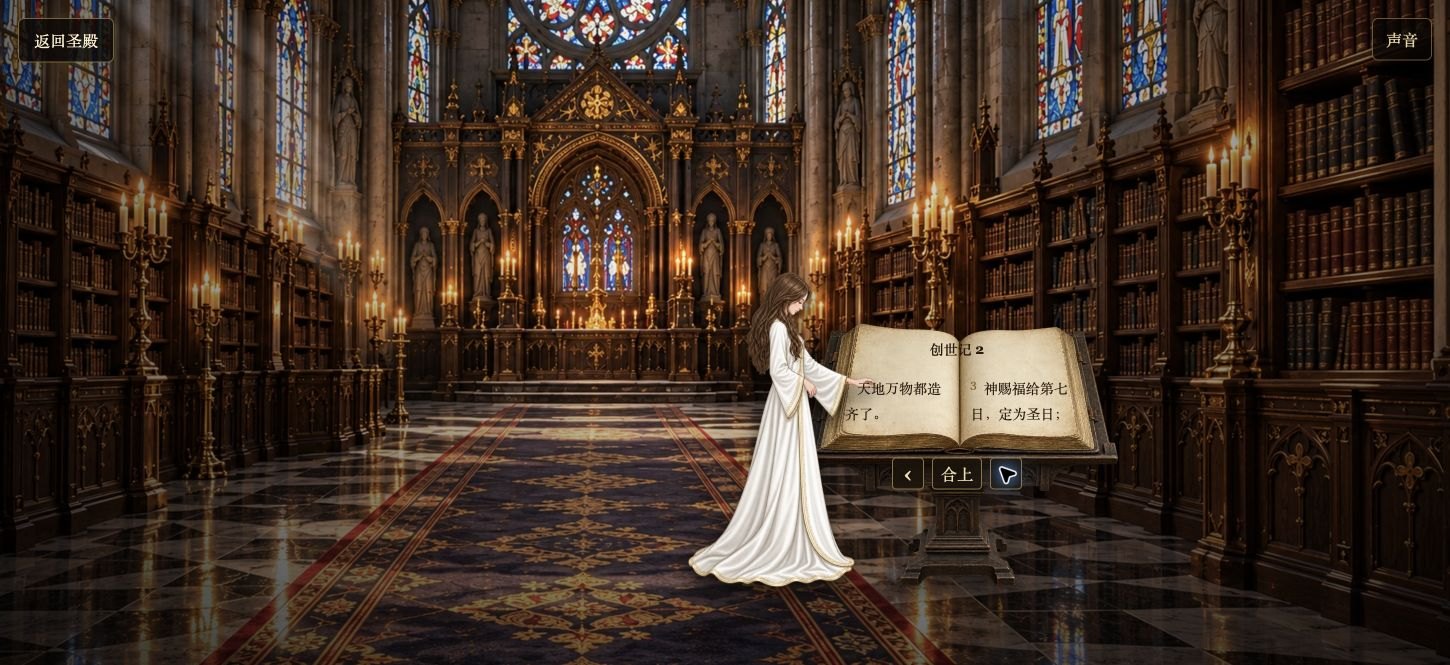Holy City 圣经阅读界面翻至创世记第二章