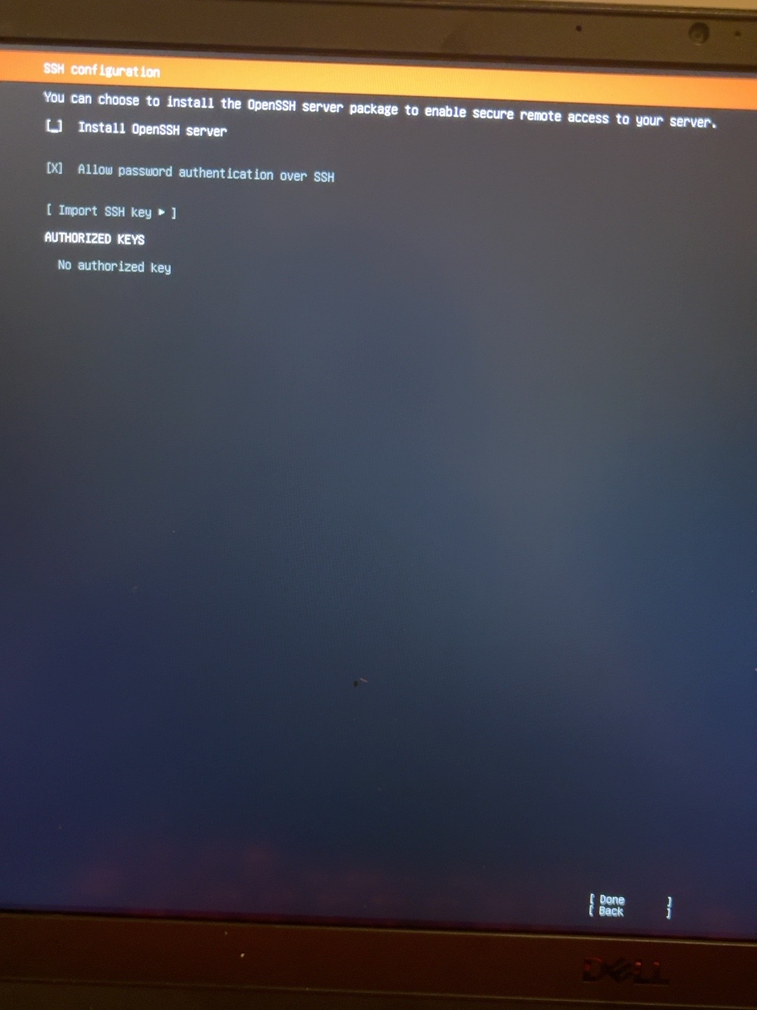 图 11：安装 OpenSSH Server